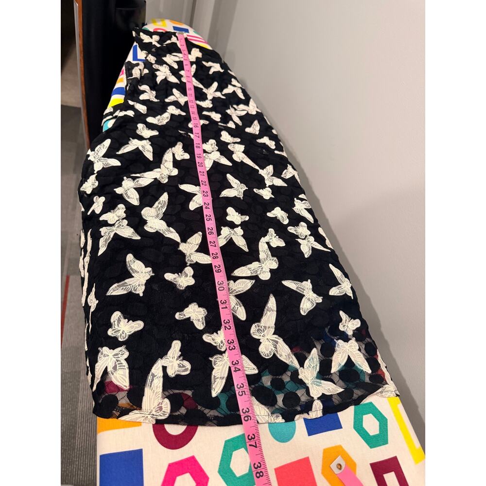 LA Soul Monochromatic Butterfly Graphic Mini Skater Dress Large XL - Picture 7 of 10